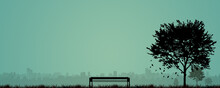 Dreamy Place Of City-scape View Banner