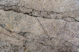 Fototapeta Desenie - Old gravel floor or wall which is cracked and is waiting to be repaired to be beautiful