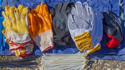 Wall Mural - Protective Gloves