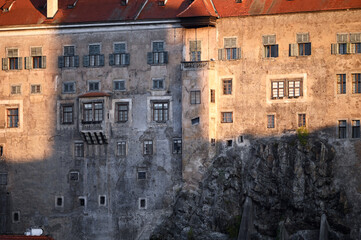 Sticker - Castle of Cesky Krumlov in morning Czech republic