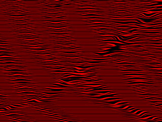 Poster - Red And Black Abstract Stripe Backdrop