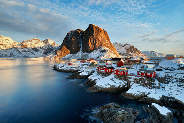 Wall Mural - landscape of norway lofotens - hamnoy