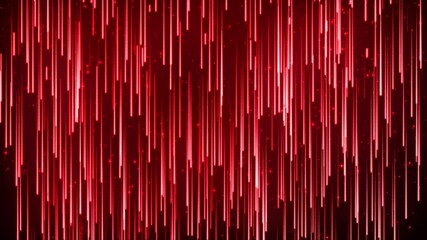 Poster - Line red color and neon light geometric abstract background, 3d rendering animation 4k