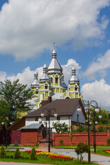 Wall Mural - View of the historic church of St. Andrew in Drohobych. Ukraine 