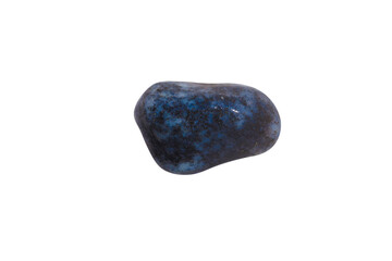 Poster - natural sea stone isolated on white background. sea pebbles
