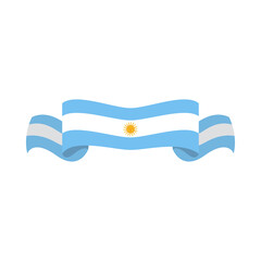 Canvas Print - argentina flag national