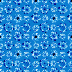 watercolor seamless patterns with abstract spots and streaks