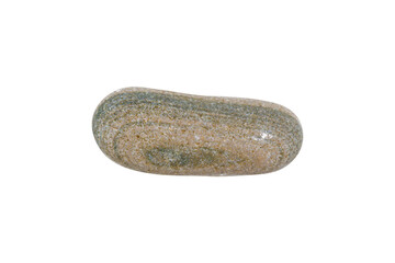 Poster - natural sea stone isolated on white background. sea pebbles