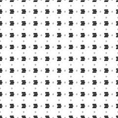 Poster - Square seamless background pattern from black discussion symbols are different sizes and opacity. The pattern is evenly filled. Vector illustration on white background