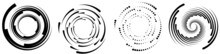 Spiral, Swirl ,twirl Circular, Concentric Element. Whirlpool, Whirlwind Cycle Loop Effect Shape