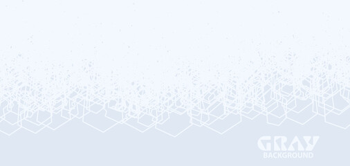 Poster - Abstract light gray background. Wide vector pattern