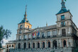 facade of the town hall of the city of toledo, spain