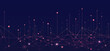 © ket4up - Big data visual information background. Social network concept. Connection vector background.