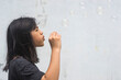 © ismed - A girl holding a bubble maker and blowing them out. Image focused on the girl.