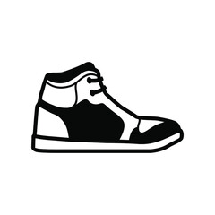 Wall Mural - Shoe icon isolated on white background, Sneaker icon or logo isolated sign symbol vector illustration, Shoe icon vector design, trendy and modern shoe symbol for icons, template, website, app, UI