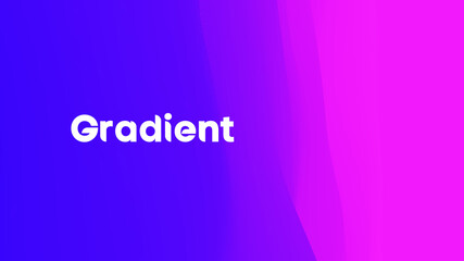 Poster - Purple blue gradient wave. Neon gradient graphic color background. Vector illustration,