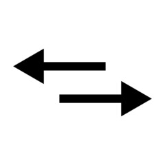 Sticker - Two Side arrows Icon