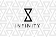 infinity symbol logo design as letter S
