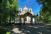 Cathedral Of The Petrozavodsk And Karelian Dioceses In Honor Of St. Alexander Nevsky, An Architectural Monument Of The 19th Century. Built In 1832, Project By Alexander Postnikov. Russian Federation.