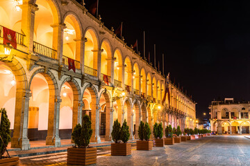 Wall Mural - Municipal Palace in Arequipa, Peru