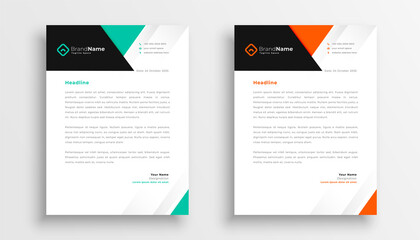 Wall Mural - simple letterhead design for your business