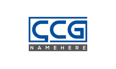 CCG creative three letters logo