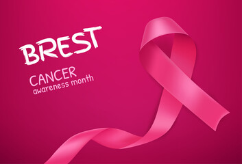 Poster - Breast cancer awareness month concept