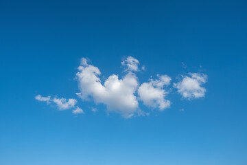 Wall Mural - cloudy sky background, front view