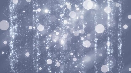 Wall Mural - 4k abstract background vertical flow of shining particles, stardust, moving in curtain pattern