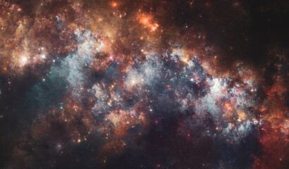 Wall Mural - Nebula #45 - colorful and varied nebula could be useful in sci-fi productions and gaming related content