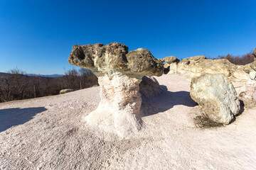 Rock formation The Stone Mushrooms, Bulgaria