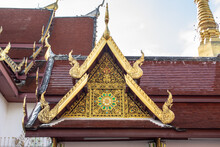 Within Wat Phra That Cho Hae Is A Chiang Saen-style Pagoda That Enshrines Holy Relics Of Lord Buddha. A Major Religious And Sacred Buddhism Site Of Phrae Is Located In The North Of Thailand. 