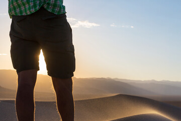 Canvas Print - Hike in the desert