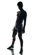 © qunica.com - Torso of muscular male over white backgorund