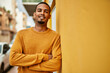 © Krakenimages.com - Young african american man smiling happy standing at the city.