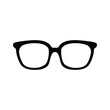 © notbadcat - Black frame glasses. Hipster, nerd, smart, stylish.