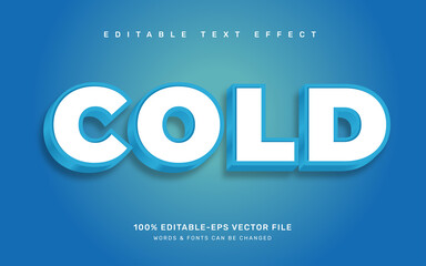 Sticker - Cold text effect