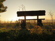 © fibonaccci - Bank bei Sonnenaufgang