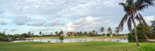 Kukulcan Blvd Golf Course In Cancun, Mexico. Luxury Resort Game