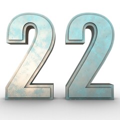 Poster - 3d number 
