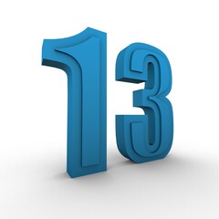 Poster - 3d number 