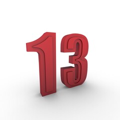 Poster - 3d number 