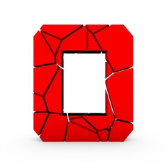 Poster - Broken 3d number 