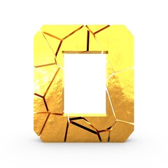 Poster - Broken 3d number 