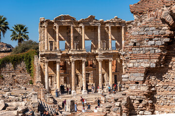 Wall Mural - Ephesus is an ancient city in Turkey’s Central Aegean region, near modern-day Selcuk.