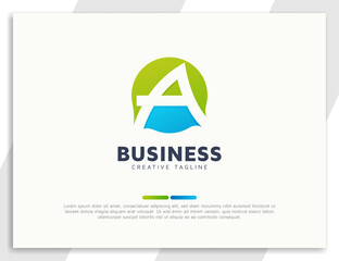 Wall Mural - Modern letter a business logo design template