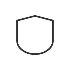 Canvas Print - Premium shield line icon for app, web and UI.