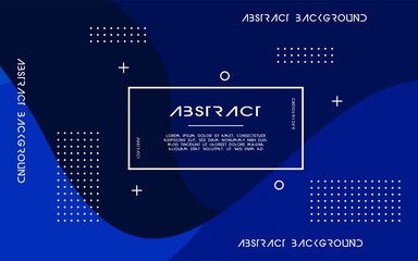 Wall Mural - modern abstract blue liquid background. dynamic textured geometric elements design .can be used on posters, banners, web, and any more.