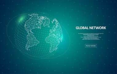 Global technology concept