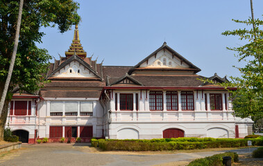 Wall Mural - Architecture of ancient town in Luang Phrabang, Laos